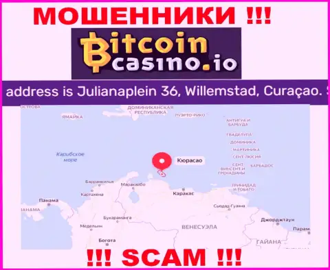 Осторожнее - компания Bitcoin Casino пустила корни в офшоре по адресу: Julianaplein 36, Willemstad, Curacao и обувает людей