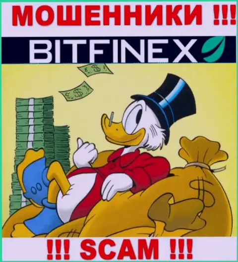 С конторой Bitfinex Com заработать не выйдет, заманят в свою организацию и оставят без копейки