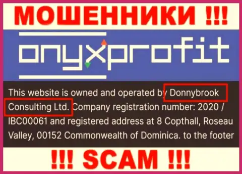 Юридическое лицо компании Onyx Profit - это Donnybrook Consulting Ltd, инфа позаимствована с официального сайта