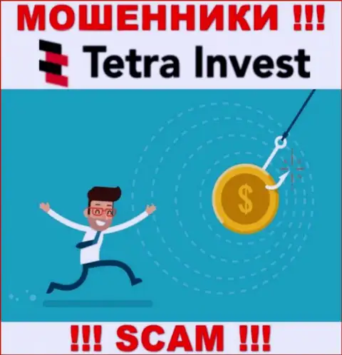 В организации Tetra-Invest Co разводят малоопытных клиентов на оплату фейковых комиссионных сборов