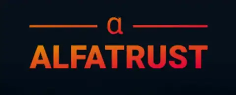 Официальный логотип форекс дилера Альфа Траст