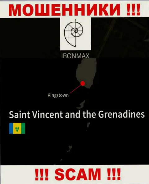 Пустив корни в офшоре, на территории Kingstown, St. Vincent and the Grenadines, IronMaxGroup ни за что не отвечая оставляют без средств клиентов