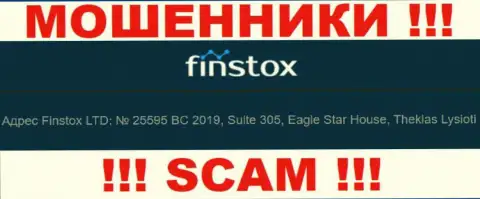 Finstox Com - это АФЕРИСТЫ !!! Засели в офшорной зоне по адресу Suite 305, Eagle Star House, Theklas Lysioti, Cyprus и отжимают средства своих клиентов