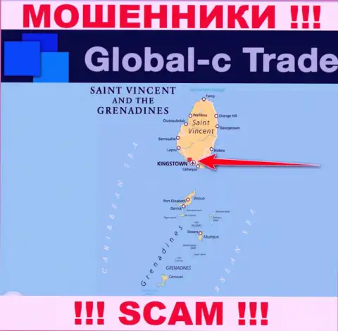 Будьте бдительны internet-аферисты Global C Trade расположились в офшоре на территории - Сент-Винсент и Гренадины