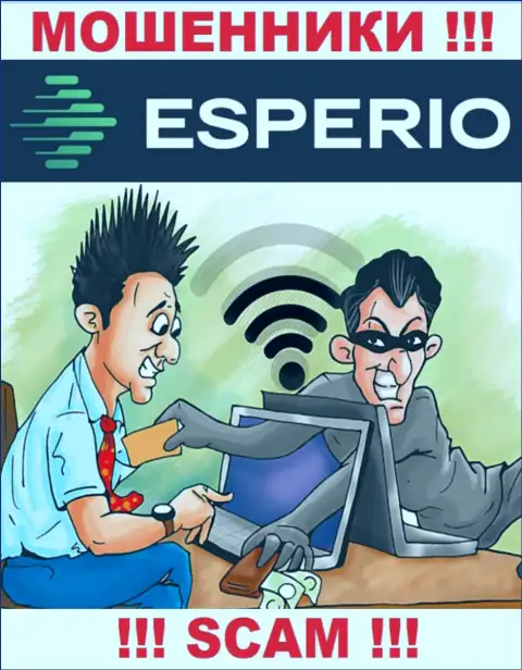 Будьте крайне бдительны в дилинговой организации Esperio хотят вас раскрутить также и на налоги