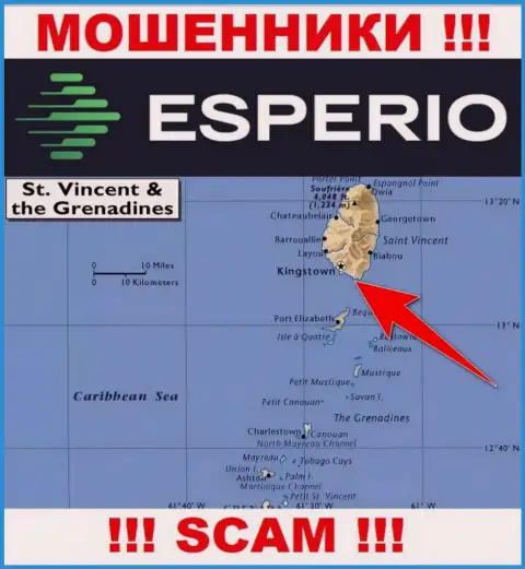 Оффшорные интернет-мошенники Esperio скрываются здесь - Кингстаун, Сент-Винсент и Гренадины