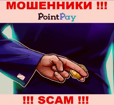 Обещания получить прибыль, разгоняя депозит в ПоинтПей Ио - это РАЗВОД !!!