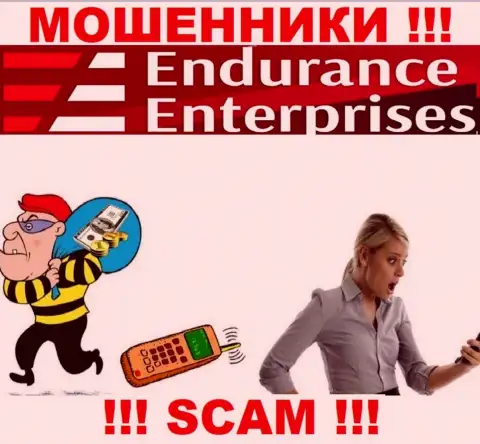 Не стоит вестись уговоры Endurance Enterprises, не рискуйте своими накоплениями