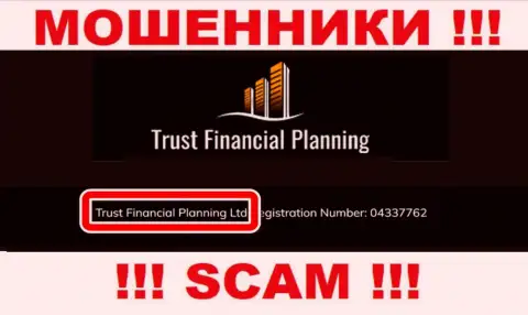 Trust Financial Planning Ltd это владельцы противоправно действующей организации Траст-Файнэншл-Планнинг